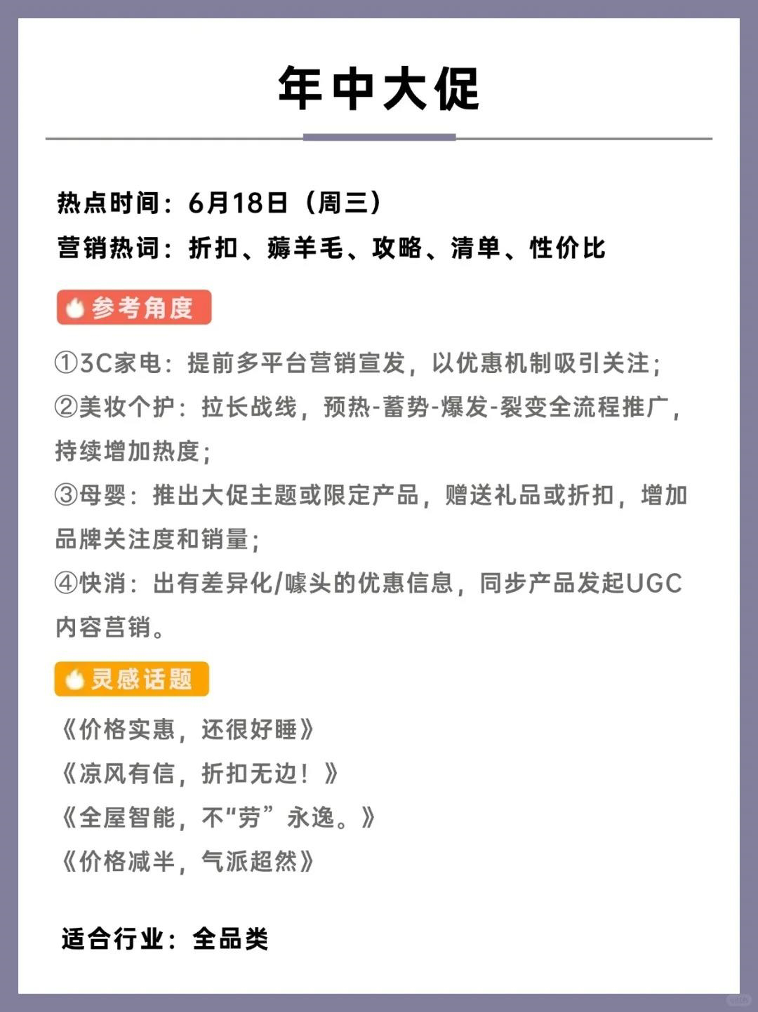 2025年6月流量热点灵感合集
